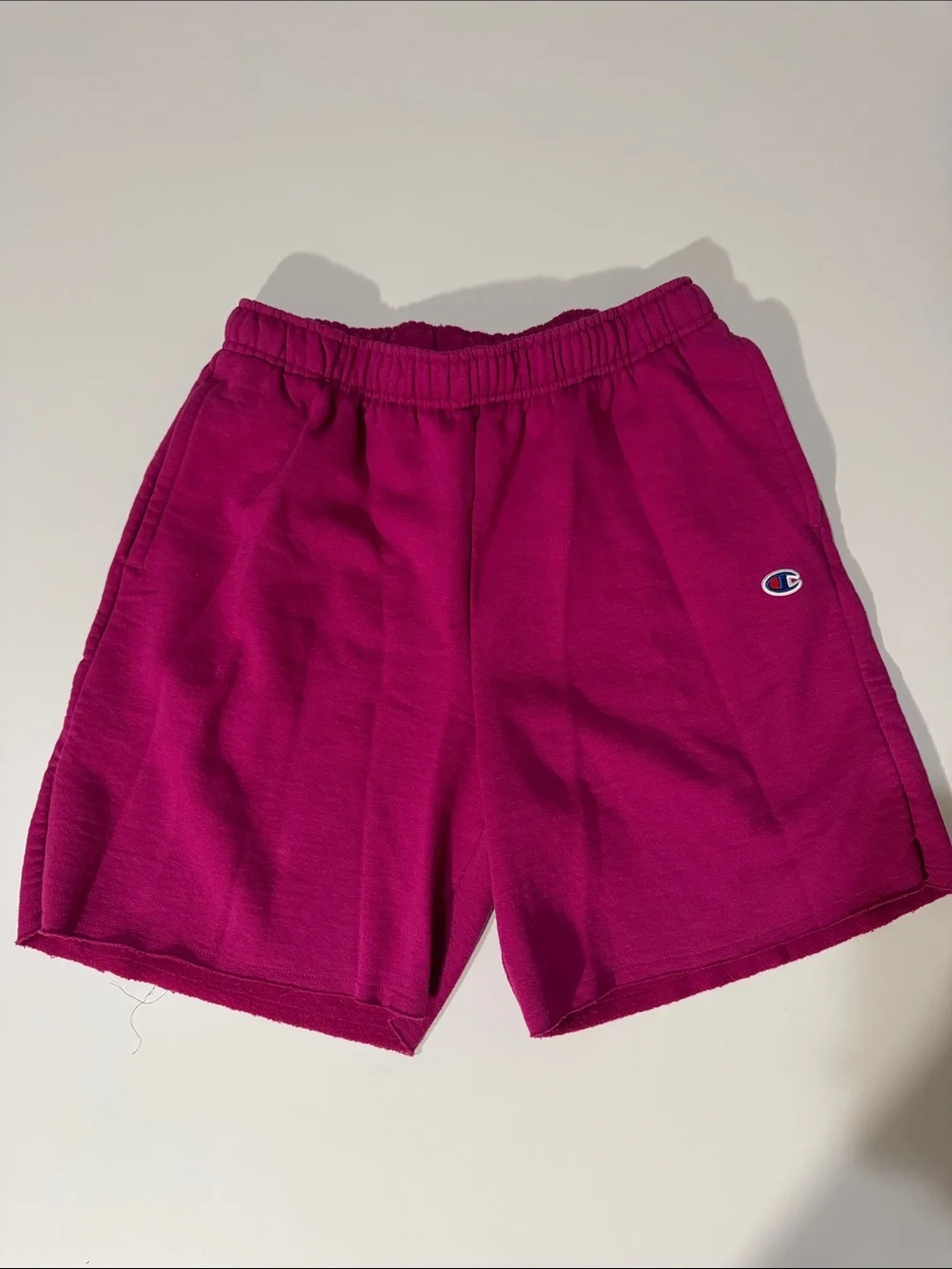 Champion Men's Bright Magenta Athletic Shorts